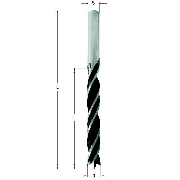 Фото 7x69x109 Z=2 S=7 RH Сверло СМТ спиральное в интернет-магазине ToolHaus.ru